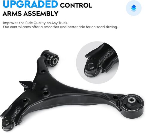 4PCS Front Lower Control Arm & Ball Joint for Honda Civic 01-05 Sedan Coupe, Acura EL 2001-2005 all models, Suspension Kit K640287 K640288 K90332 in Kuwait