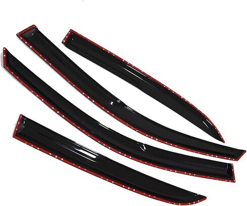 Window Visors Rain Guards Deflectors - 4-Pack Side Window Deflector Vent Shade for Car Windows Tape-On Outside Mount Acrylic Sun Rain Guard Replacement for Accord 4-Door Sedan 2003-2007 in Kuwait