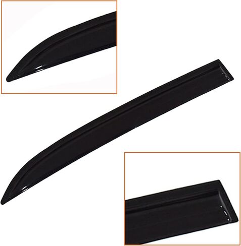 Window Visors Rain Guards Deflectors - 4-Pack Side Window Deflector Vent Shade for Car Windows Tape-On Outside Mount Acrylic Sun Rain Guard Replacement for Accord 4-Door Sedan 2003-2007 in Kuwait