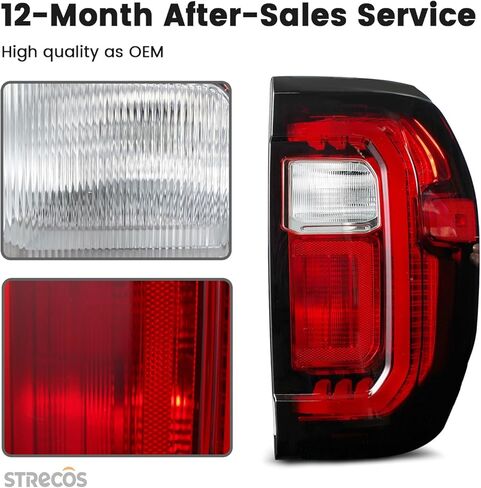 Led Tail Light Compatible with 2023 2024 2025 2026 GMC Canyon AT4 Denali Outer Taillight Rear Reverse Stop Brake Lamp Assembly Replace OEM 85036015, 86595178, 87818237 (Right Passenger Side) in Saudi Arabia