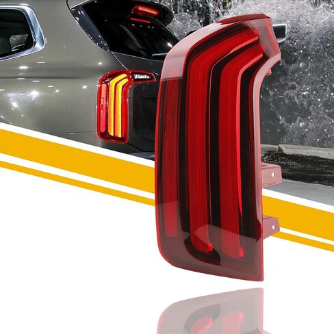 مجموعة ضوء الذيل Dasbecan متوافقة مع 2020 2021 2022 Kia Telluride Ex Sx Sport LED المصباح الخلفي الخلفي الأيسر للسائق استبدال # KI2804165 92401S9100 in Kuwait