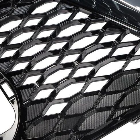Front Upper Grille Assembly Compatible With 2019-2021 Nissan Maxima SV SR SL Exclusive Advance, ABS Black Chrome Mesh Bumper Grill Replace 62310-9DJ0A 623109DJ0A in Saudi Arabia