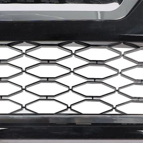 Front Upper Grille Assembly Compatible With 2019-2021 Nissan Maxima SV SR SL Exclusive Advance, ABS Black Chrome Mesh Bumper Grill Replace 62310-9DJ0A 623109DJ0A in Kuwait