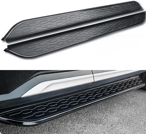 2 pcs fit for Honda CRV CR-V 2023-2025 Side Step Running Board Pedal Aluminium All Black (with Brackets) in Kuwait