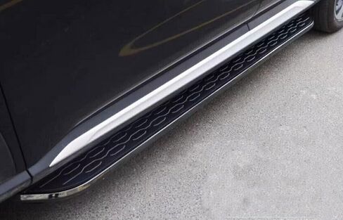 2 pcs fit for Honda CRV CR-V 2023-2025 Side Step Running Board Pedal Aluminium All Black (with Brackets) in Kuwait