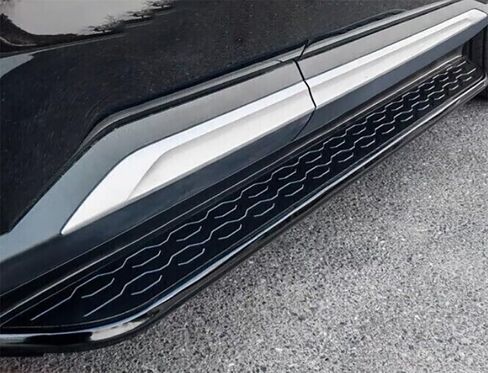 2 pcs fit for Honda CRV CR-V 2023-2025 Side Step Running Board Pedal Aluminium All Black (with Brackets) in Kuwait