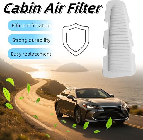 Cabin Air Filter Compatible with Toyota Camry 2018-2023,Fit for Toyota Avalon 2019-2022 Replace G92DH-33050,G92DH33050 HV Battery Cooling Automobiles Filters Wear 1Pair white in Saudi Arabia
