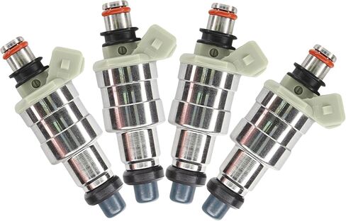 4 x Fuel Injectors Compatible with 1983-1987 TOYOTA 4RUNNER CAMRY CELICA PICKUP VAN 2.0 2.4L 23250-45011/195500-0474/23209-45011 in Saudi Arabia