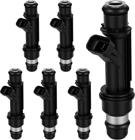 2000-2005 6Pcs Fuel Injectors Compatible for Chevy Impala 00-05 Malibu Monte Carlo,for Buick Century 3.1L, for Pontiac Grand Prix 3.1L,Montana Grand Am 3.4L Replace 25323971 in Kuwait