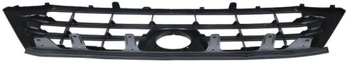 Front Upper&Lower Grille W/Silver Chrome Trim Compatible with 2011 2012 2013 Toyota Highlander in Saudi Arabia