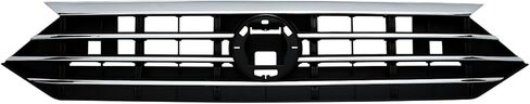 PENSUN Front Bumper Cover Upper Lower Grille Set, Black Compatible with 2019-2021 Volkswagen Jetta VW1000239 VW1036147 VW1200173 (3 Pcs) in Kuwait