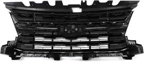 Front Bumper Grill Assembly W/Summit White Trim Compatible with 2021 2022 Chevy Colorado LT Style Pickup Front Radiator Grille Replace for 84896828, 84922758 in Saudi Arabia