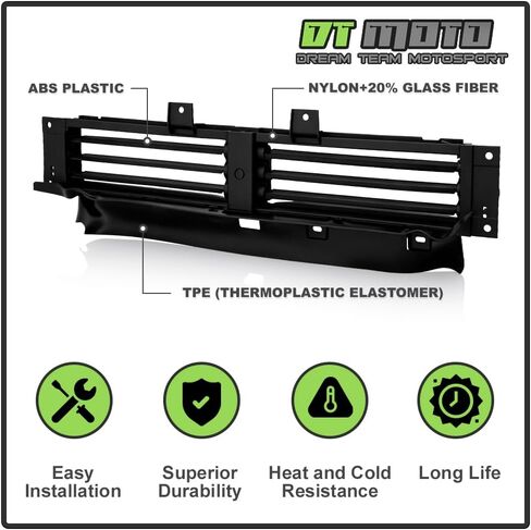 KEEKPO - Compatible with 2017 2018 2019 GMC Acadia Lower Front Radiator Active Grille Air Shutter w/Motor 84066561 in Kuwait