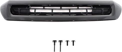 Sierra Hood Air Ve-nt Grille Compatible with 2017 2018 2019 Sierra 2500 HD 3500 HD Hood Scoop Grill 84240941 Black in Saudi Arabia