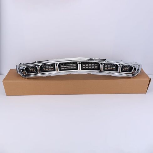 Front Bumper Lower Center Grille Grill for Cadillac XTS 2013-2017, Replace 1KPGM1211020 GM1036158, Black + Chrome ABS Grille in Saudi Arabia