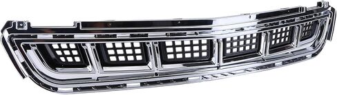 Front Bumper Lower Center Grille Grill for Cadillac XTS 2013-2017, Replace 1KPGM1211020 GM1036158, Black + Chrome ABS Grille in Saudi Arabia