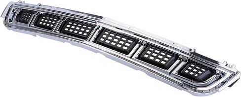 Front Bumper Lower Center Grille Grill for Cadillac XTS 2013-2017, Replace 1KPGM1211020 GM1036158, Black + Chrome ABS Grille in Saudi Arabia