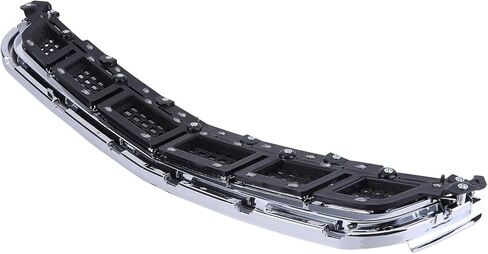 Front Bumper Lower Center Grille Grill for Cadillac XTS 2013-2017, Replace 1KPGM1211020 GM1036158, Black + Chrome ABS Grille in Saudi Arabia