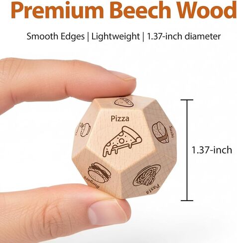 Husband Dad Gifts for Fathers Day, Anniversary Birthday Wedding Gifts for Men Women, Stocking Stuffers for Men Women Adults, Valentines Day Gifts for Him Her Couples Date Night Food Dice in Saudi Arabia