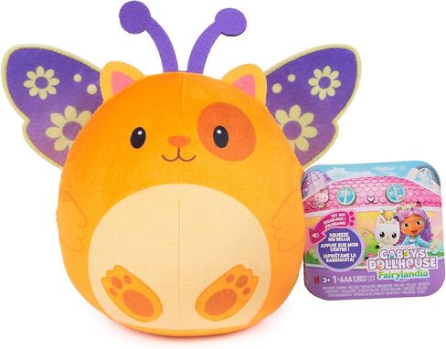 Gabby’s Dollhouse Fairylandia Official Hamster Kitties Plush Toys, Cat Stuffed Animal, Sensory Toys for Ages 3 & Up, Brown/Orange in Kuwait