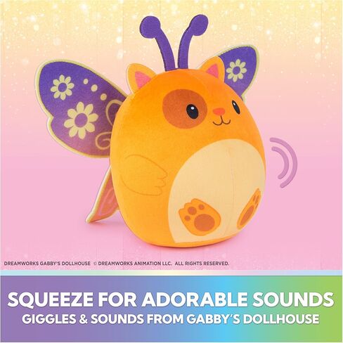 Gabby’s Dollhouse Fairylandia Official Hamster Kitties Plush Toys, Cat Stuffed Animal, Sensory Toys for Ages 3 & Up, Brown/Orange in Kuwait