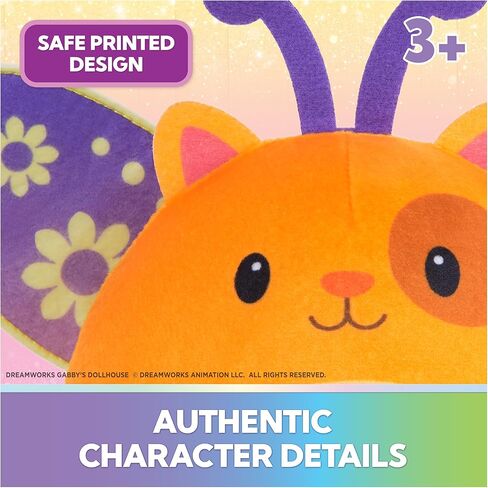 Gabby’s Dollhouse Fairylandia Official Hamster Kitties Plush Toys, Cat Stuffed Animal, Sensory Toys for Ages 3 & Up, Brown/Orange in Kuwait
