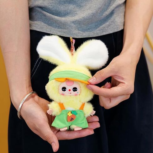 Baby Three Rabbit Macaron Cute Mini Bunny Plush Blind Box 1PC(1 of 14 Possible Styles) Cute Figures Collectible Toys Birthday Gifts (1PC BlindBox) in Saudi Arabia