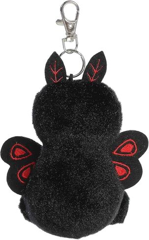 Aurora® Adorable Palm Pals™ Mortimer Mothman™ Clip-On - Fun Collectible Plush For Kids and Adult Collectors - Perfect for Decorating Rooms and Birthday Gifts - Black 4 Inches in Kuwait