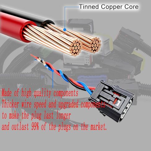 Air Conditioner AC Compressor Harness Connector Plug Replacement For Acura CSX 2.0L 2006-2011,Replacement For Honda Civic 1.8L 2.0L 2006-2011,38800-RNA-A01, 38810RRBA01 38800RNBA02 38800-RNB-A02 in Kuwait