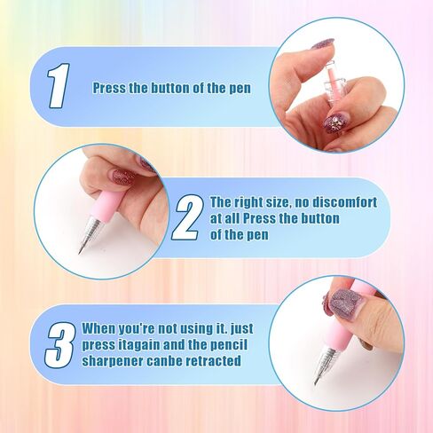 Knife Pen Precision Craft Cutting Tool - 6 Pcs Craft Paper Cutter Utility Knifes, Retractable Knifes Pen Carving Tools for Scrapbooking - Crafts Cutting Tools for Artists & Hobbyists in Saudi Arabia
