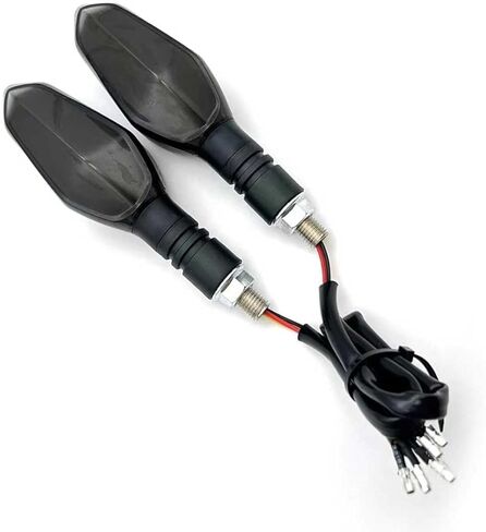 2 PCS Motorcycle LED Turn Signals Projector Light, Waterproof MotorBike LED Light with Projection Arrow, 27 Lighting Modes Turn Signal Lamp, Universal for Most Motorcycles (Yellow) in Saudi Arabia