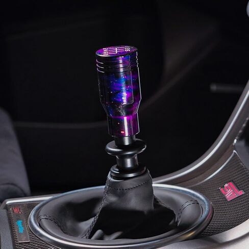 Billetworkz Cosmic Space Piston Shift Knob Compatible with Subaru 6 Speed WRX: 2015-25 / STI: 2004-21, Cosmic Purple in Kuwait