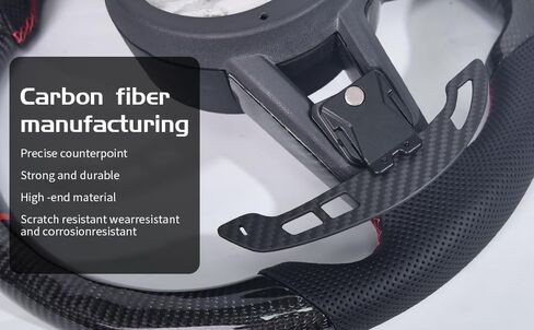 Magnetic Steering Wheel Paddle Shifter for Audi R8 2015-2023, Carbon Fiber Paddle Extension Interior Decoration Accessories in Saudi Arabia