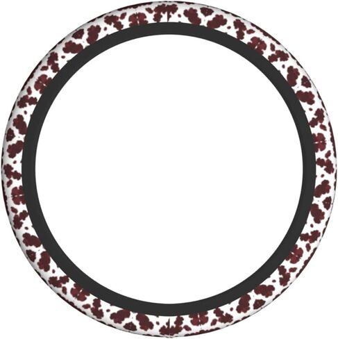 Car Steering Wheel Cover，Strawberry Flowers Steering Wheel Covers Universal Elastic Anti Slip Steering Wheel Cover 15 in for Auto Suvs Truck (Strawberry Flowers) in Kuwait