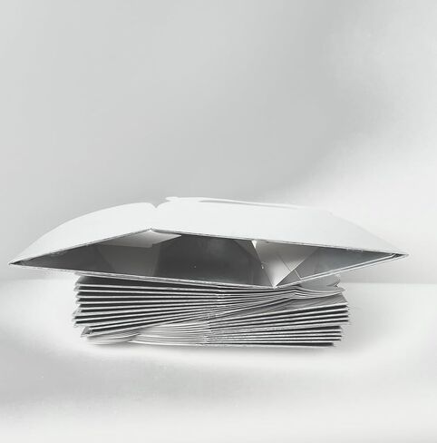 A Little Extra Co Silver party treat box – 25 Pack Silver Metalic Paper Box 6.2 x 3.6 x 3.4 Inches for Candy, Parties, Goddie Candy Bag, Boxes for Wedding, Birthday, Hollidays in Saudi Arabia
