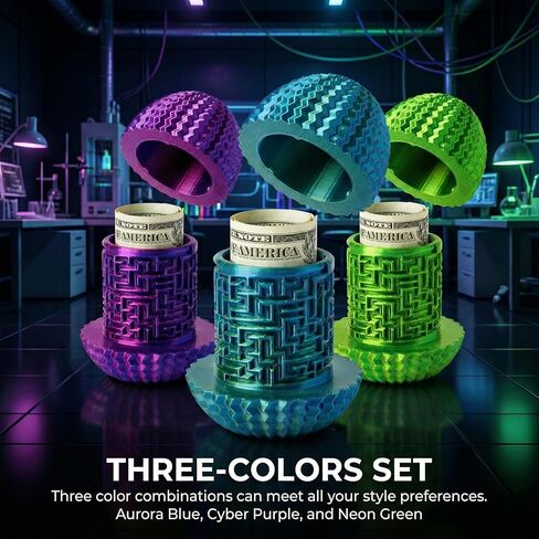 Vernargoo 3 Pack Egg Mystery Puzzle with Hidden Compartment – Plastic Money Box & Puzzle Box for Cash Gift, Brain Teaser Puzzles, Birthday Money Pull Box, Puzzle Storage Cash Box Gift Box in Saudi Arabia