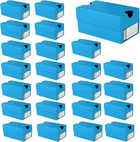 24pcs Mini Shoe Gifts Boxes for Party Favors, 4x2.4x2in/10x6x5cm Blue Mini Party Favor Sneaker Ball Case with Editable Label Stickers for Holding Candies Cookies Snacks Treats in Kuwait