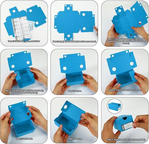 24pcs Mini Shoe Gifts Boxes for Party Favors, 4x2.4x2in/10x6x5cm Blue Mini Party Favor Sneaker Ball Case with Editable Label Stickers for Holding Candies Cookies Snacks Treats in Kuwait