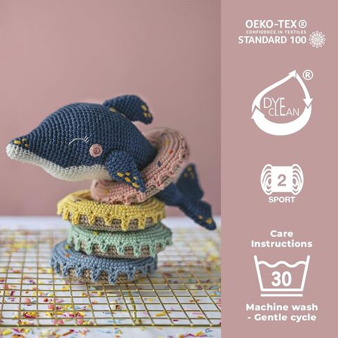 Circulo Amigurumi Yarn, 100% Mercerized Brazilian Virgin Cotton - Cotton Yarn for Crocheting and Knitting, Soft Yarn, Yarn Art - Sport Weight Yarn, 4.4 oz, 278 yds - Color 3402 - Circulo Red in Saudi Arabia