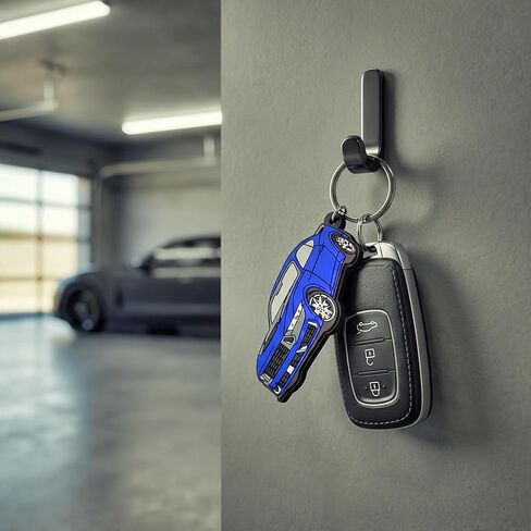 Vintage Ltd. Keychain Inspired by Ford Mustang Dark Horse – Soft Rubber Key FOB – Automotive Enthusiast Accessory – Gift for Mustang Owners (Grabber Blue) in Saudi Arabia