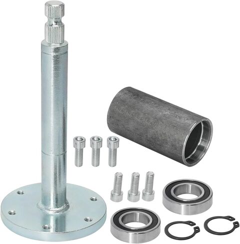 6 Bolt Steering Wheel Hub Adapter with 6904RS Bearings & Fixed Mount Base Alloy Steel Steering Column Holder for Go Kart ATV UTV Buggy Quad Drift Trike Lawn Mower 4 Wheeler in Saudi Arabia