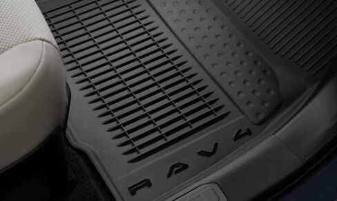 Toyota All-Weather Floor Liners for RAV4 Hybrid 2026+, Complete Set with Front and Rear Liners, Skid-Resistant, PT908-42260-02 in Kuwait