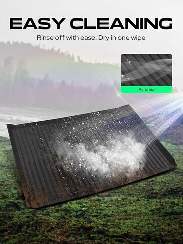YHTAUTO Cargo Mat Compatible with Cadillac Escalade ESV & Chevrolet Suburban & GMC Yukon XL, TPE Floor Liners All-Weather Protection Custom Fit, Cargo Mat, Black in Kuwait