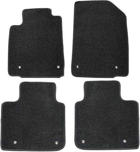 Mythoria Custom Fit Car Floor Mats Fit for Lexus ES350 2007 2008 2009 2010 2011 2012, Waterproof Velour Carpet Full Set, All-Weather Protection, Anti-Slip Backing, Odorless, Black in Saudi Arabia