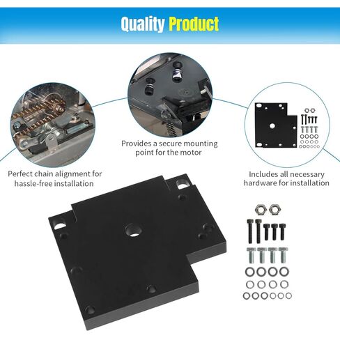 Upgraded Motor Adapter Plate for Razor MX350 / MX450 / Pocket Mod | Fits MY1020 48V 1000W Brush Motor | Black CNC Mounting Bracket Kit in Kuwait