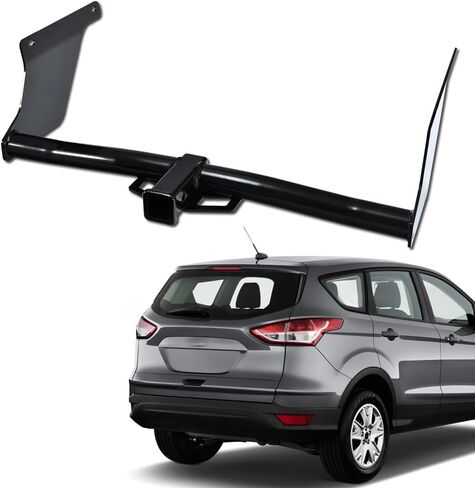 7422445442406 متوافق مع وصلة مقطورة استقبال Ford Escape Class 3 III 2013-2019 باللون الأسود مقاس 2 بوصة in Kuwait
