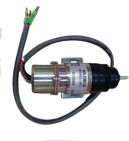 Excavator Flameout Solenoid Valve 12V MV1-58 894453-3411 Compatible With Hitachi Isuzu Engine Shut Off Solenoid Valve in Kuwait