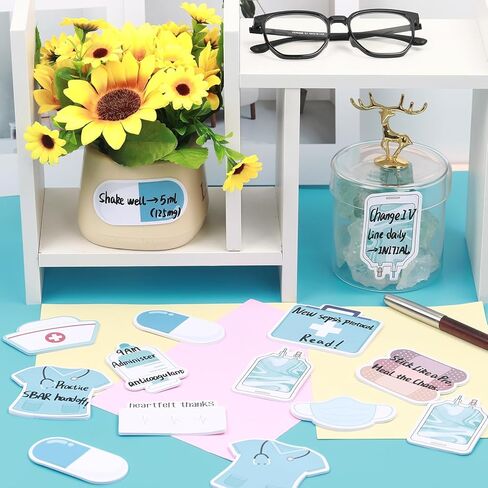 36 Pads Nurse Sticky Notes 9 Designs Medical Memo Pads Nursing Student Essentials Funny Gifts for Hospital Coworkers School Office Desk 720 Sheets in Saudi Arabia