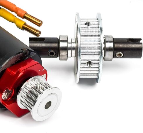 Aluminum Belt Drive System Kit for Arrma 6S 1/8 Typhon&1/7 Infraction/Felony/Limitless F1 V1,Transmission Belt Kit for Center Differential,Drive Train Belt Speed Run Spur Input-Not for 1/7 F1 V2 in Saudi Arabia
