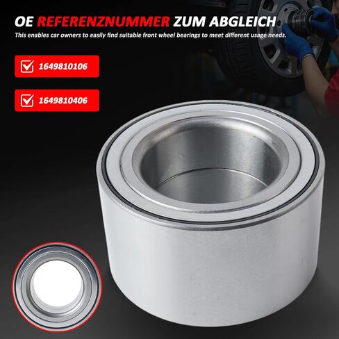 Rear LH or RH Wheel Bearing 2005-2017 for Mercedes Benz W164 X164 V251 ML350 GL350 Replacement # 1649810406 1649810106 VKBA6559 713668100 7131054100 in Kuwait